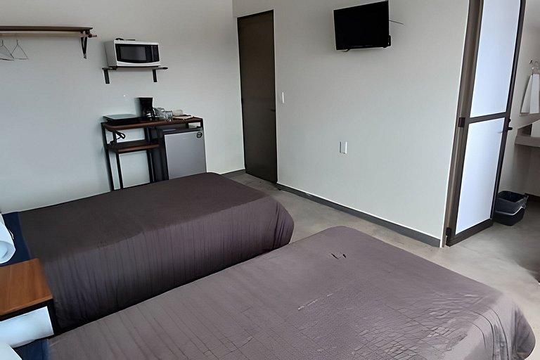 SUITE Clavel, AA, cocineta, baño privado, ubicació