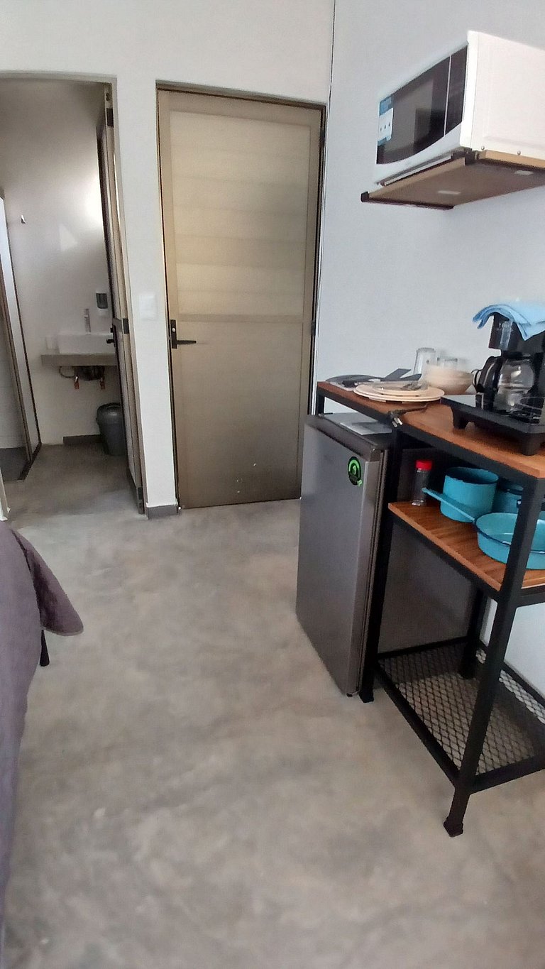 SUITE Begonia, AA, cocineta, baño privado, ubicada